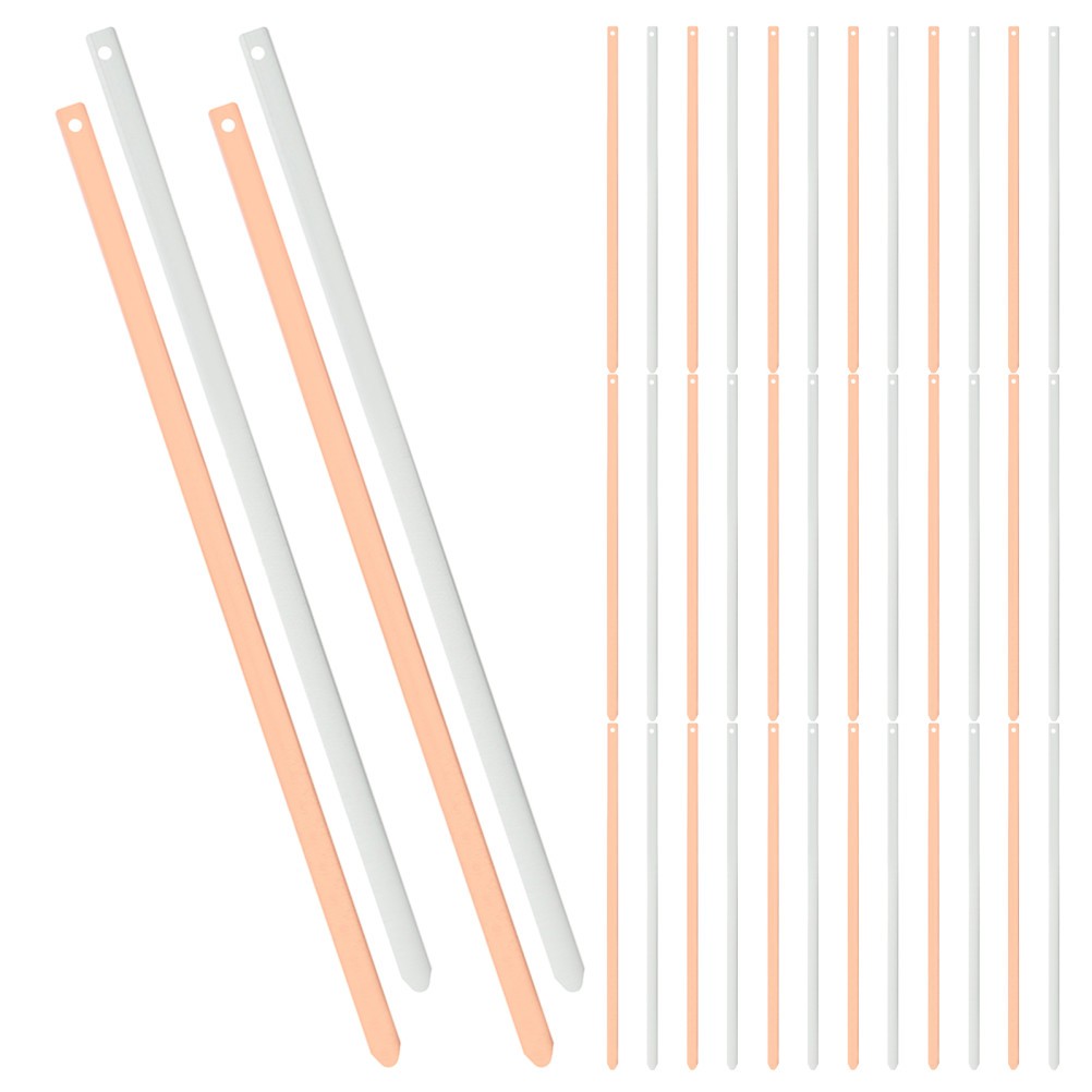 20 Pairs Electroplating Strips Science Project Board Kit Copper Zinc Rods