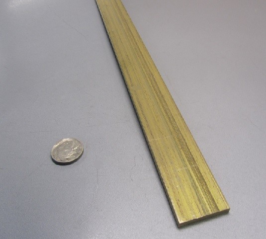 385 Brass Flat Bar 1/8″ Thick x 1 1/4″ Wide x 4 Foot Length