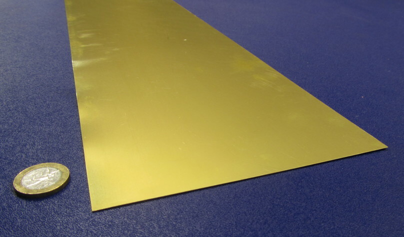 260 Brass Flat Bar .040″ Thick x 6.0″ Wide x 36″ Length