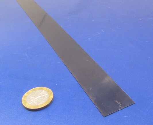1095 Hard Blue Tempered Spring Steel Shim .008″ Thick x 1.00″ Wide x 1200″ Long