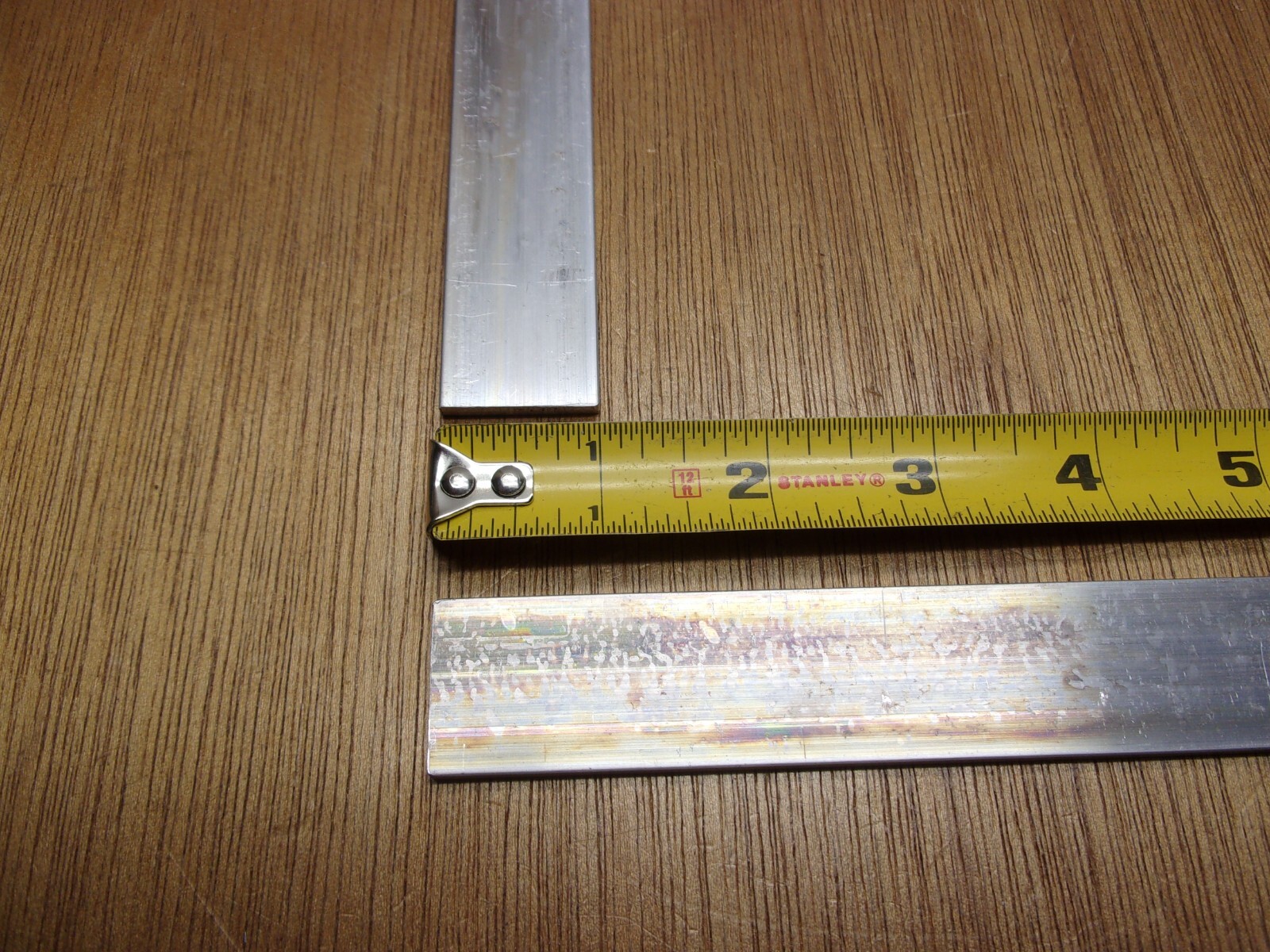 (Qty.3) 1/8″ X 1″ X 10″ Long 6063 T52 Aluminum Flat Bar Stock