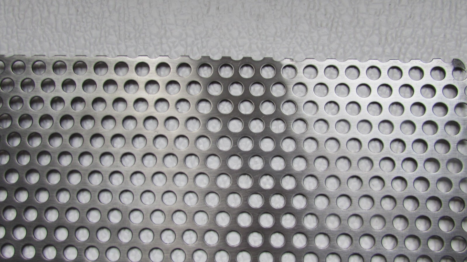 1/4″ HOLE 0N 3/8 CENTERS 18 GAUGE 304 STAINLESS STEEL PERFORATED 12″ X 24″