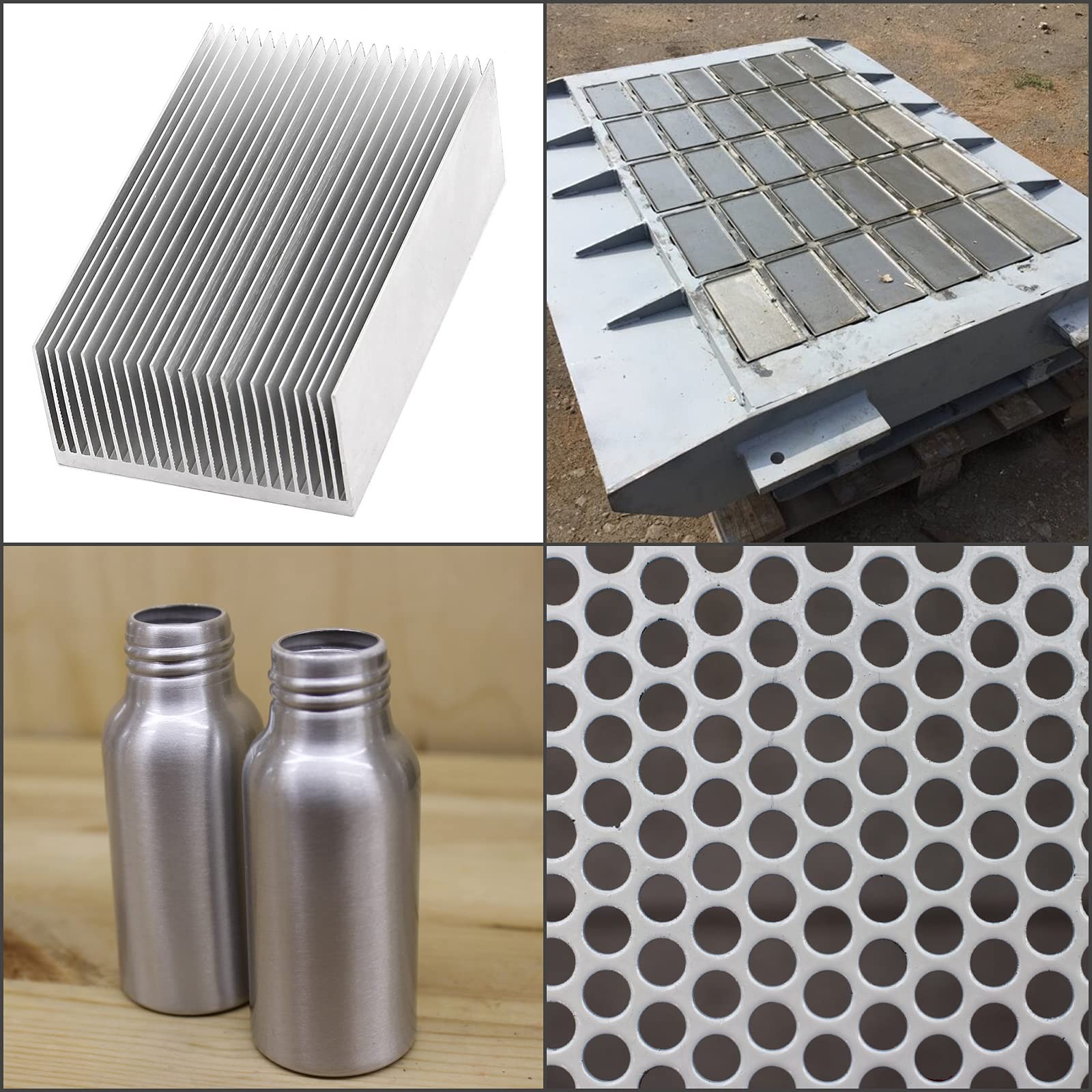 JOIKIT 2 PCS 12 x 12 x 1/16 Inch Aluminum Sheet, 6061 T6 Aluminum Plates with…