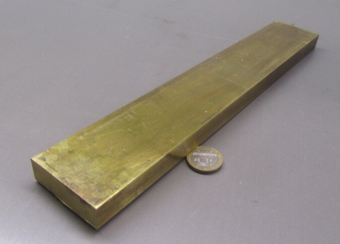 360 Brass Flat Bar 5/8″ Thick x 2.00″ Wide x 12.0″ Length