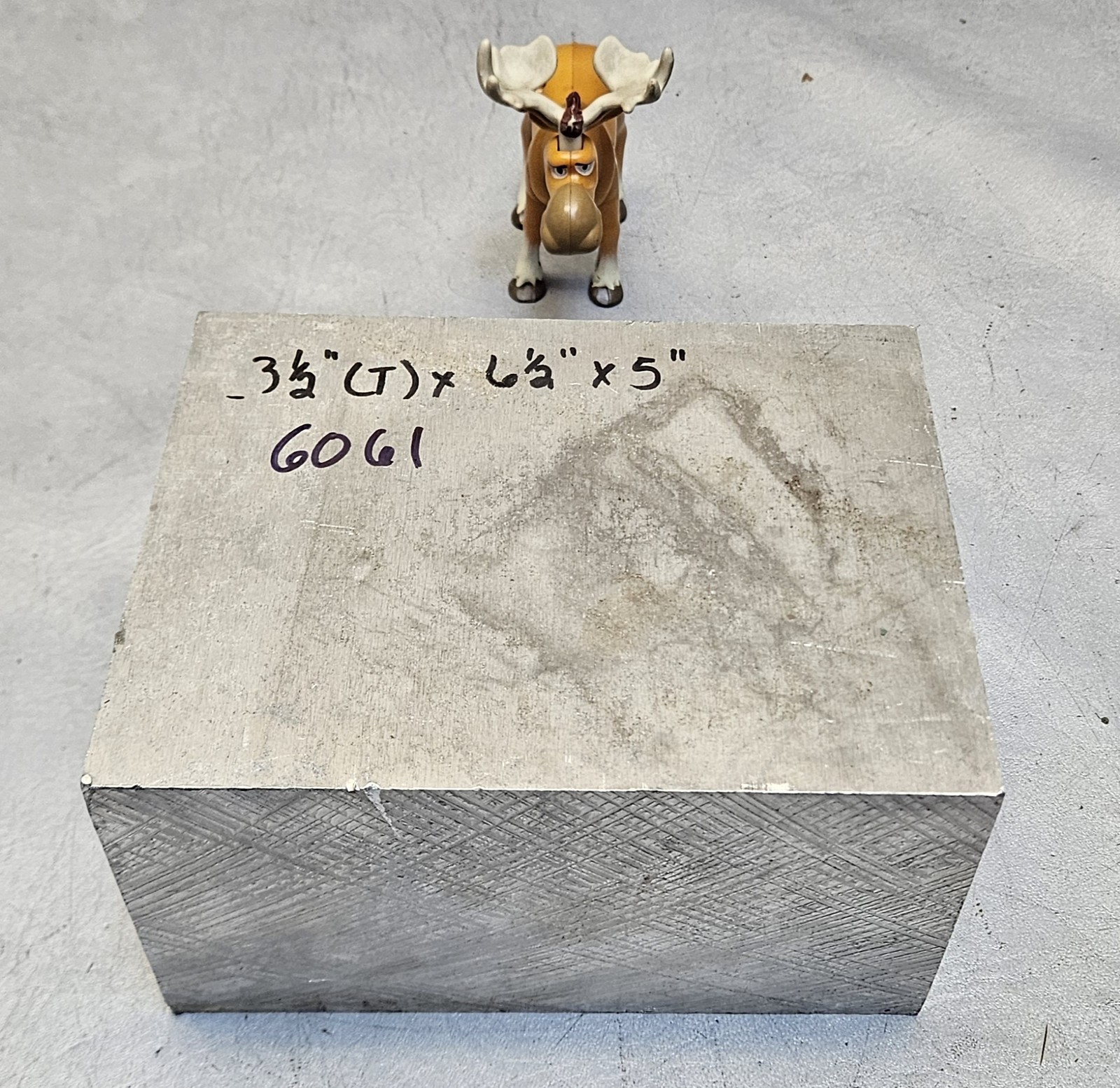 3-1/2″ x 6-1/2″ x 5″ Aluminum Block Bar Stock 6061 Aluminum 11lbs