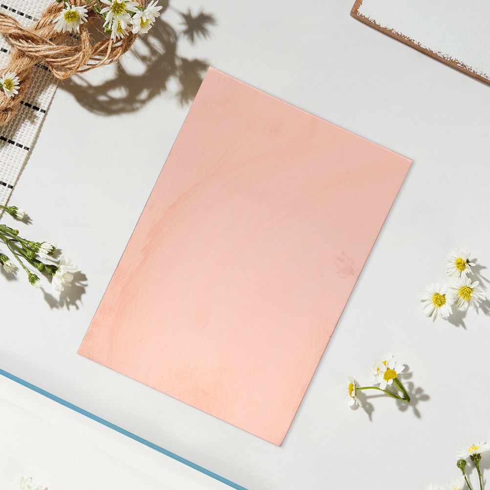 Metal Sheets for Jewelry Making Copper Sheeting Embossing Plate Art