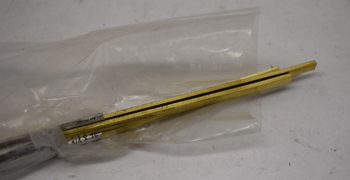 K&S Precision Metals 9736 Brass Strips 0.090″ Thickness x 1/4″ Width x 36″ Long