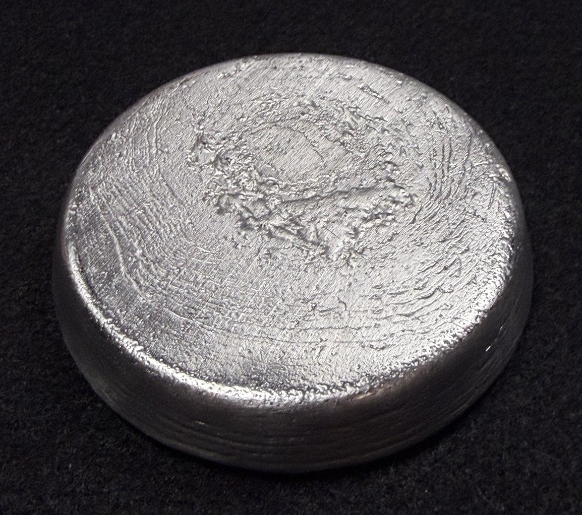 Recycled Scrap Tin Pewter 202g (7.13oz) Ingot Reloading Casting Metal Craft