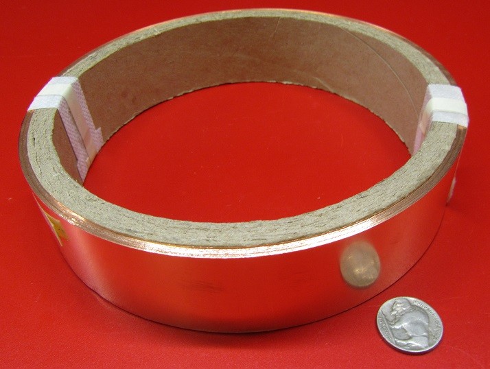 110 Copper Foil Soft Temper .002″ Thick x 1 1/2″ Wide x 100 Foot Length