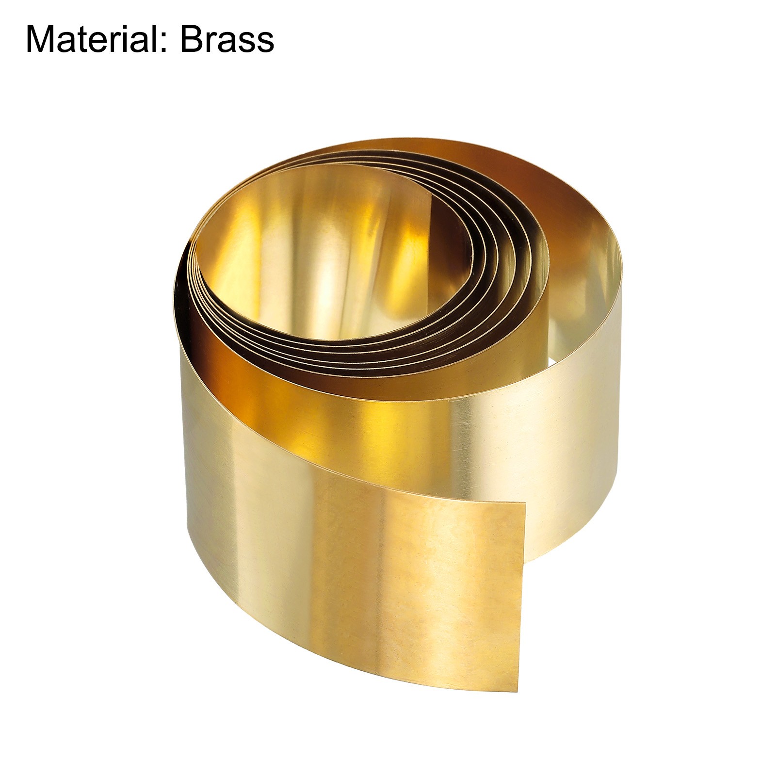 Brass Sheet Roll, Metal Foil Plate 1000mm x 40mm x 0.2mm