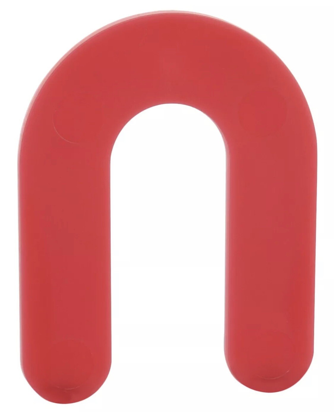 PHS28 – 100 Red 1/8″ x 3″ Plastic Horseshoe Shims – pack of 100
