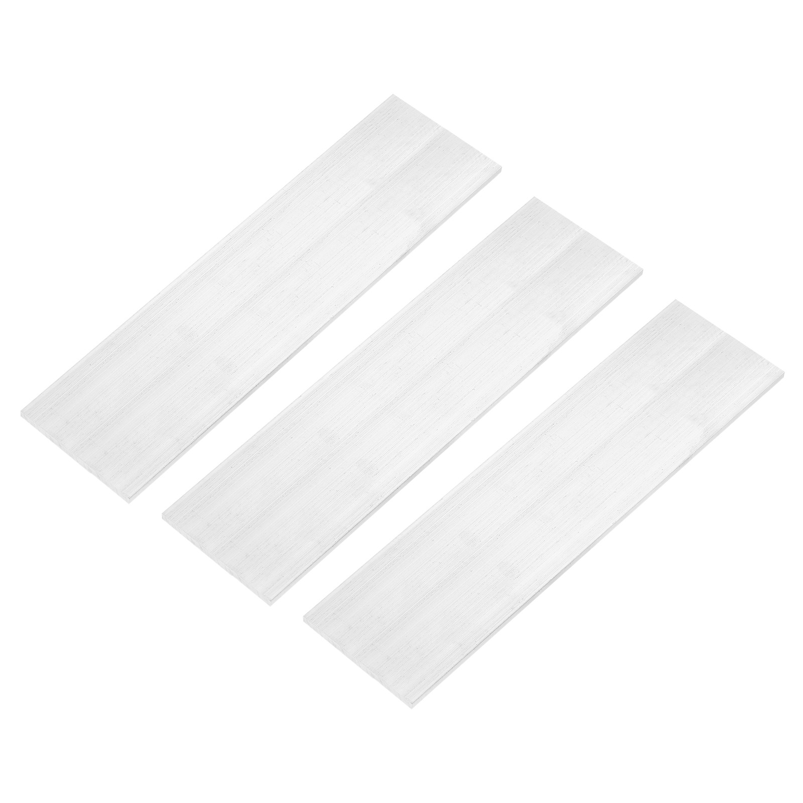 3Pcs Square Aluminum Flat Bar 3/16″ Thickness 3″ Width 12″ Length