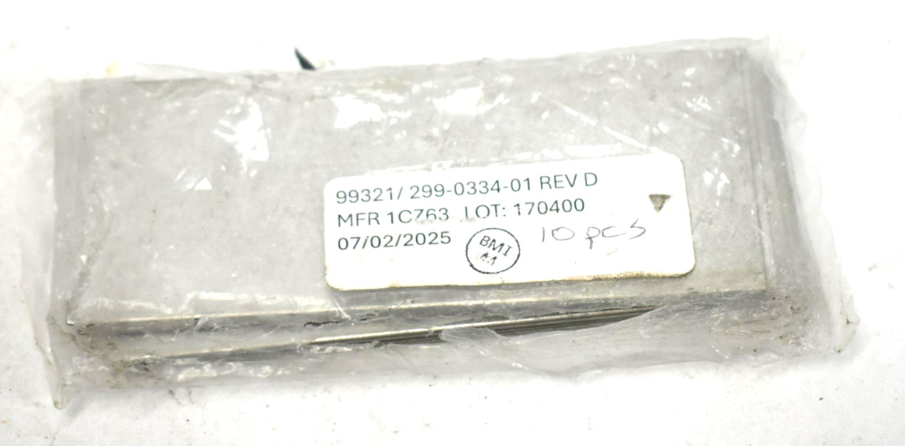 99321 299-0334-01 REV D Metal Plates Lot of 10pcs MFR 1C763 New Sealed