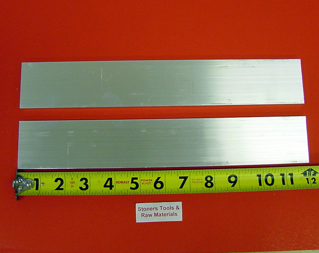 2 Pieces 1/4″ X 2-1/2″ ALUMINUM 6061 T6511 FLAT BAR 12″ long Extruded Mill Stock