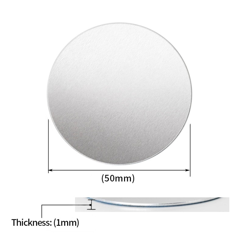 1pc 1060 Aluminum Disc Diameter 50-120mm Thickness 0.5-6mm