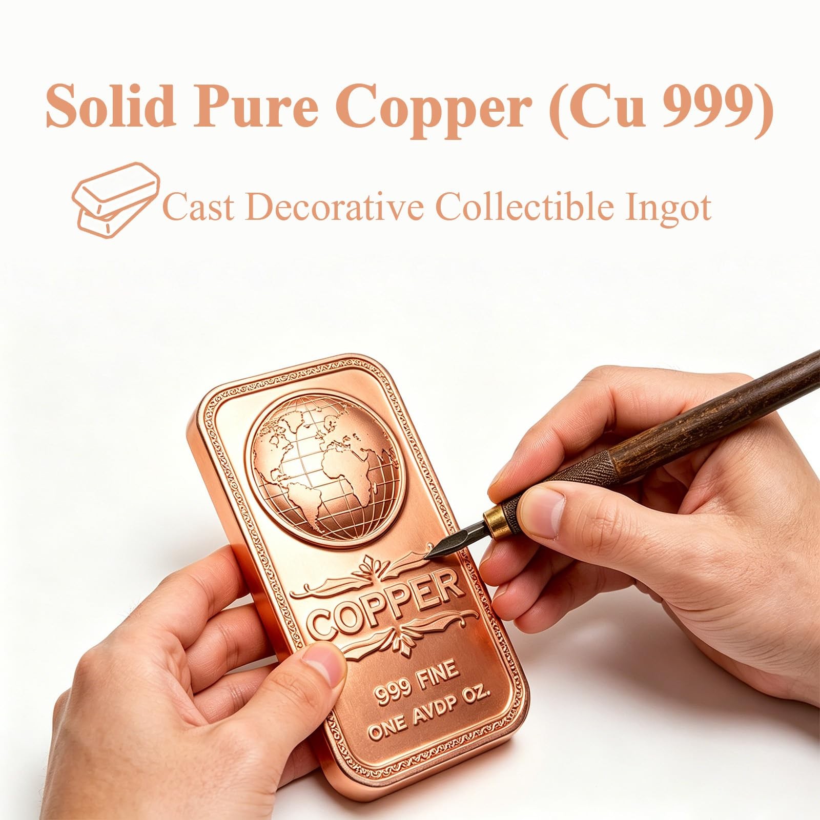 1 PCS Copper Flat Bar 1/4x2x6 Inch 99.98% Copper Bus Bar Stock DIY Supply