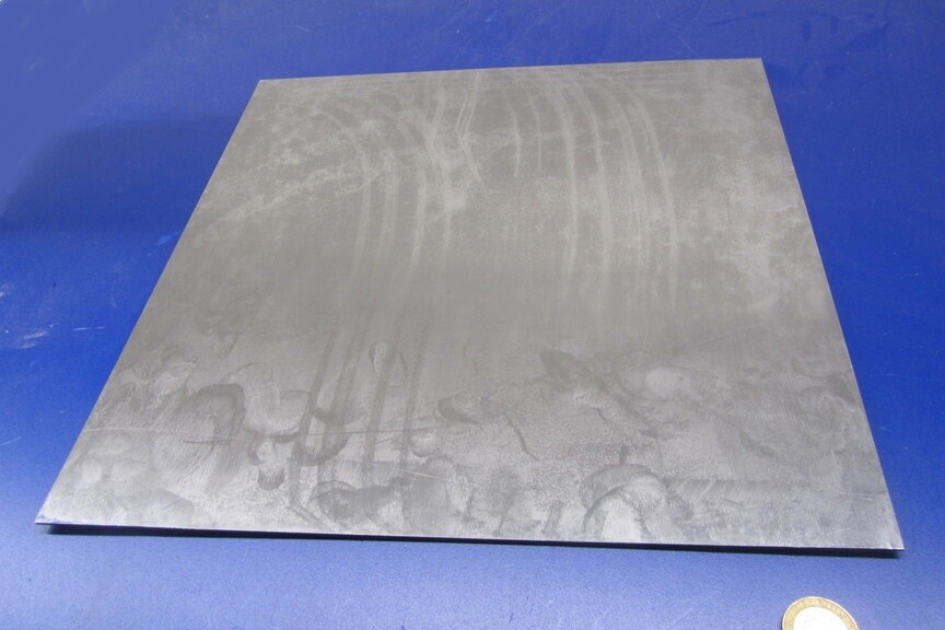 A2 Tool Steel Sheet 1/16″ (.062″) Thick x 12″ x 12″