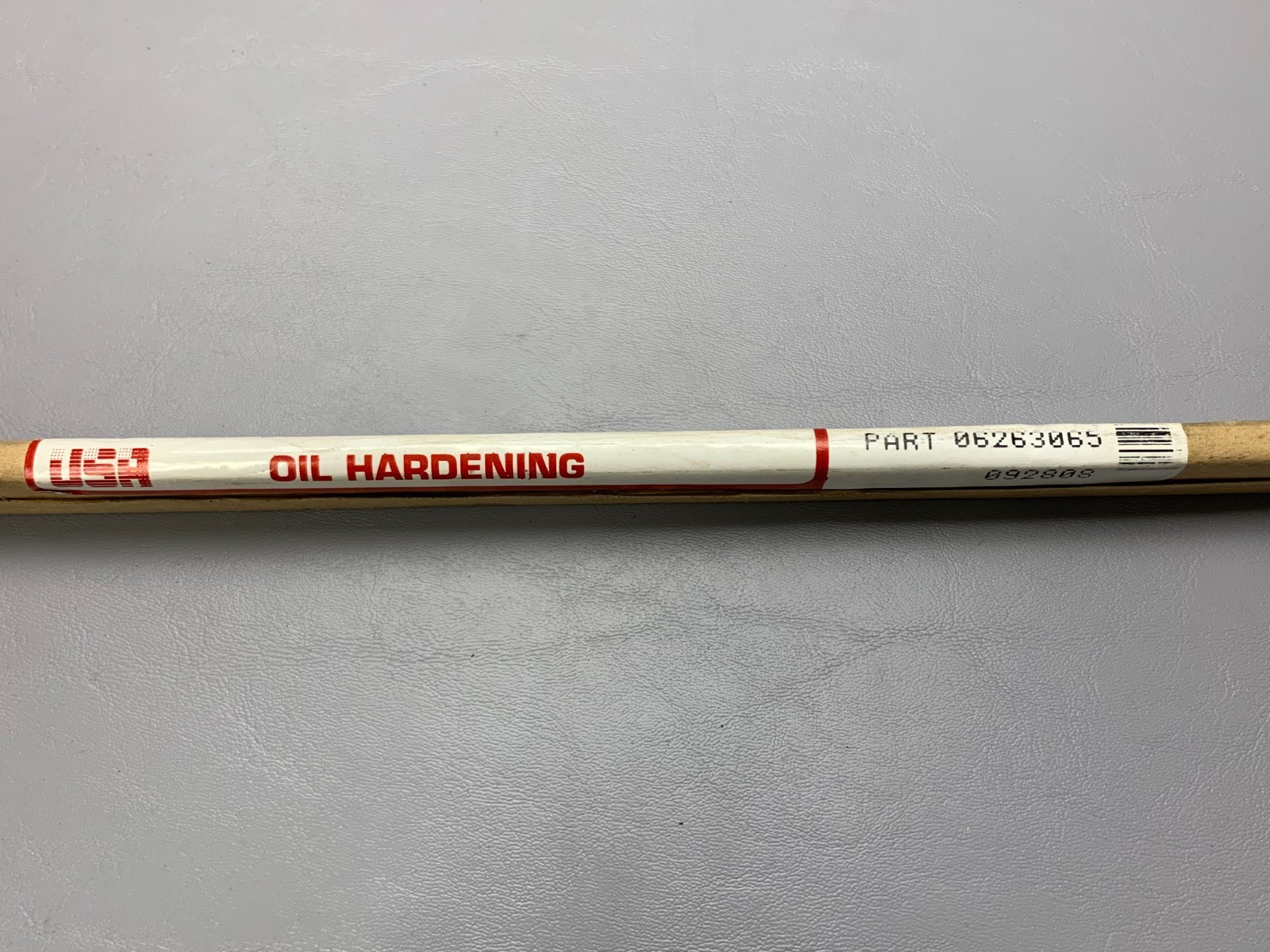 O1 Tool Steel Flat Stock 1/4″ x 3/4″ x 36″ Oil-Hard Precision Ground MSC 0626306