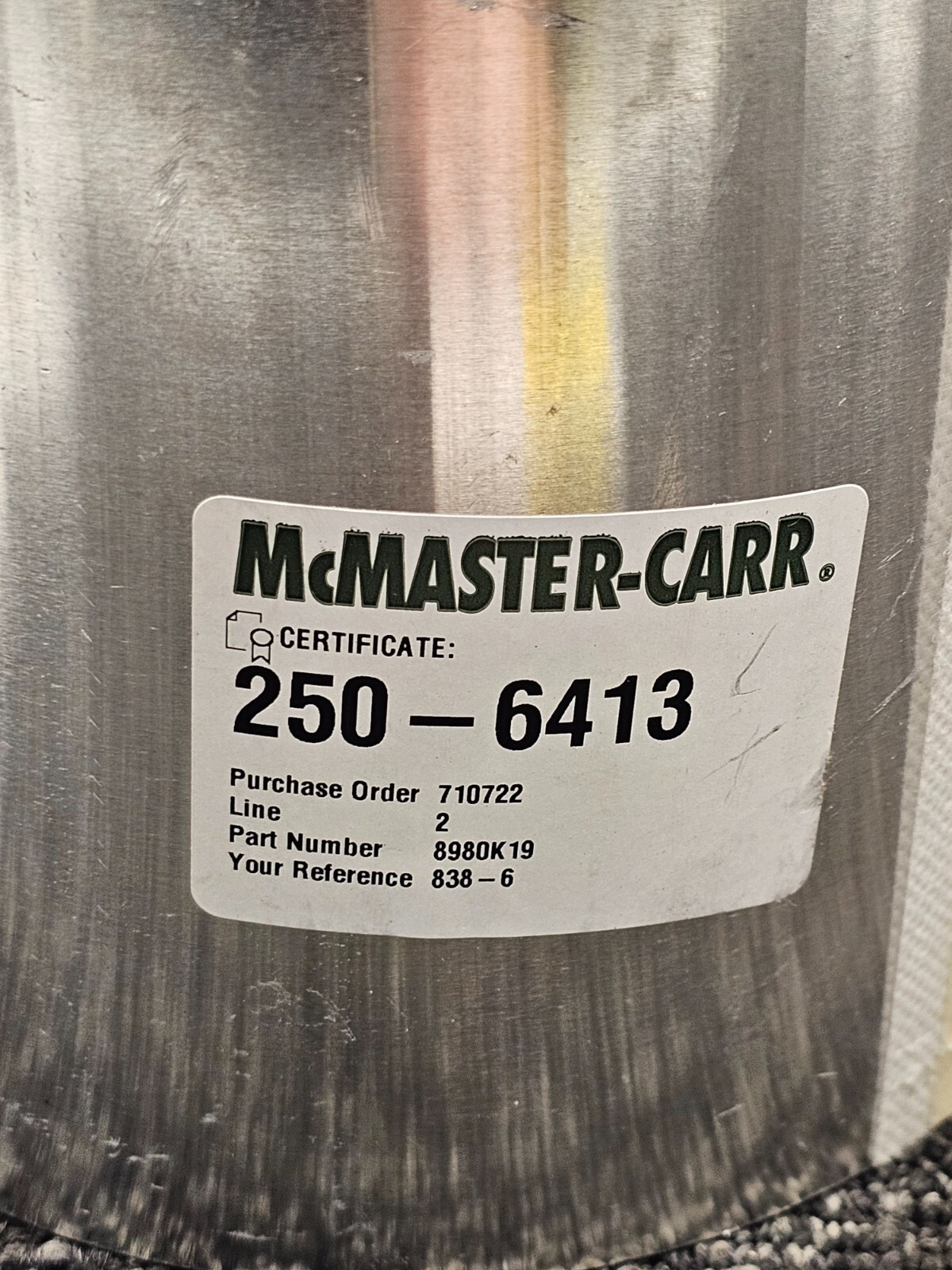 MCMASTER-CARR 8980K19: Corrosion-Resistant 3000 Series Aluminum Foil
