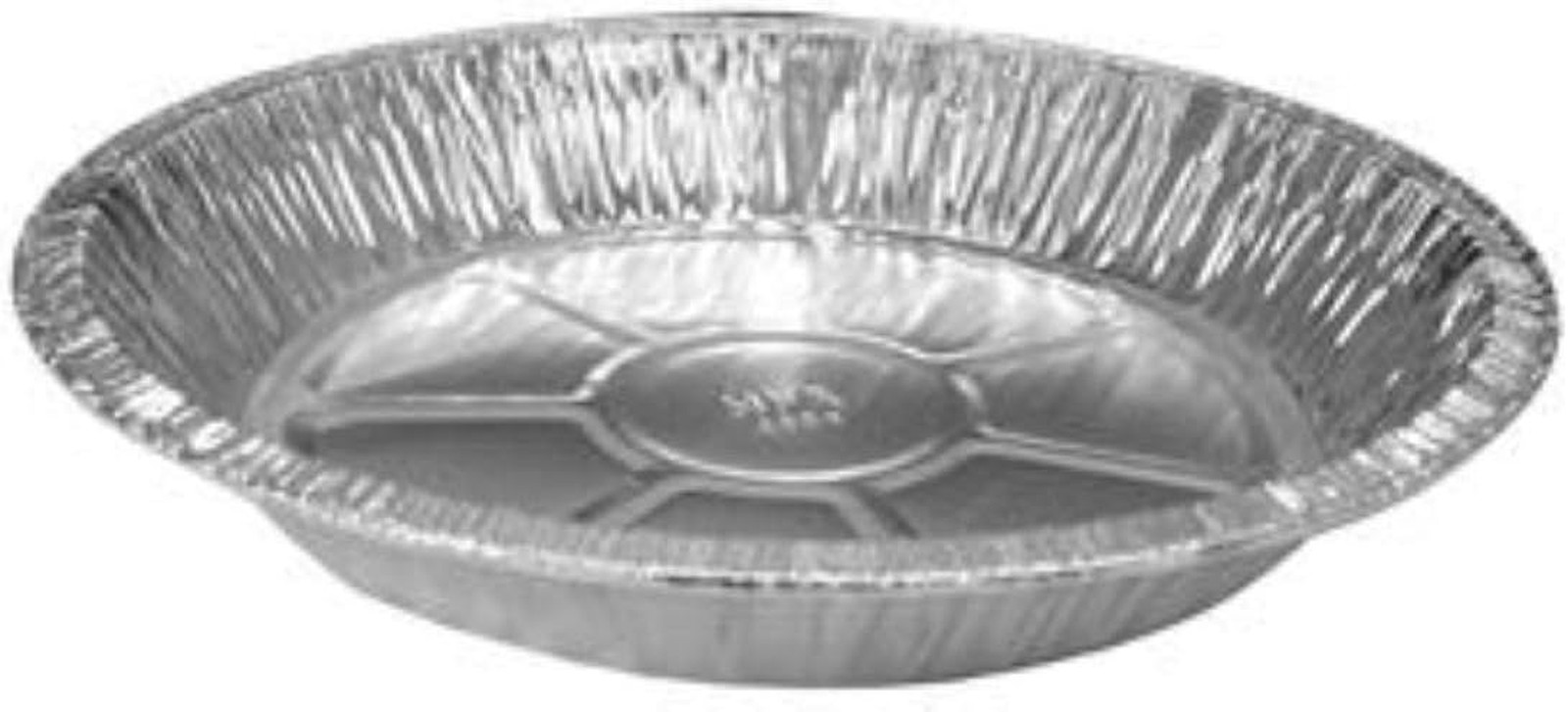HFA 9″ Aluminum Round Containers – 500 Count for Food Storage & Catering