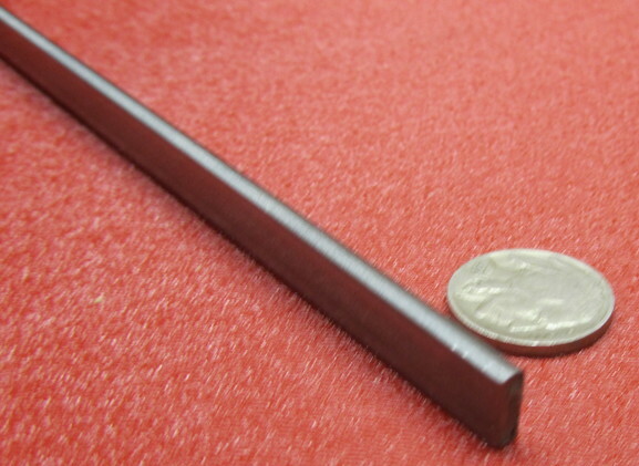 1018 Steel Bar, 1/8″ Thick x 3/8″ Wide x 36″ Length, 4 Pcs