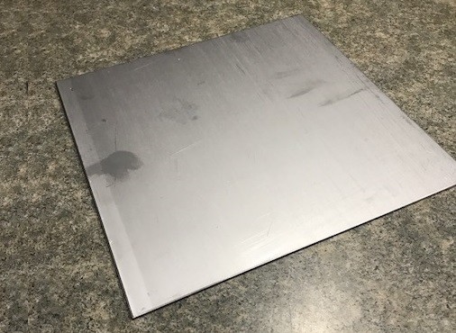321 Weldable Stainless Steel Sheet, .080″ Thick x 12″ Wide x 12″ Length