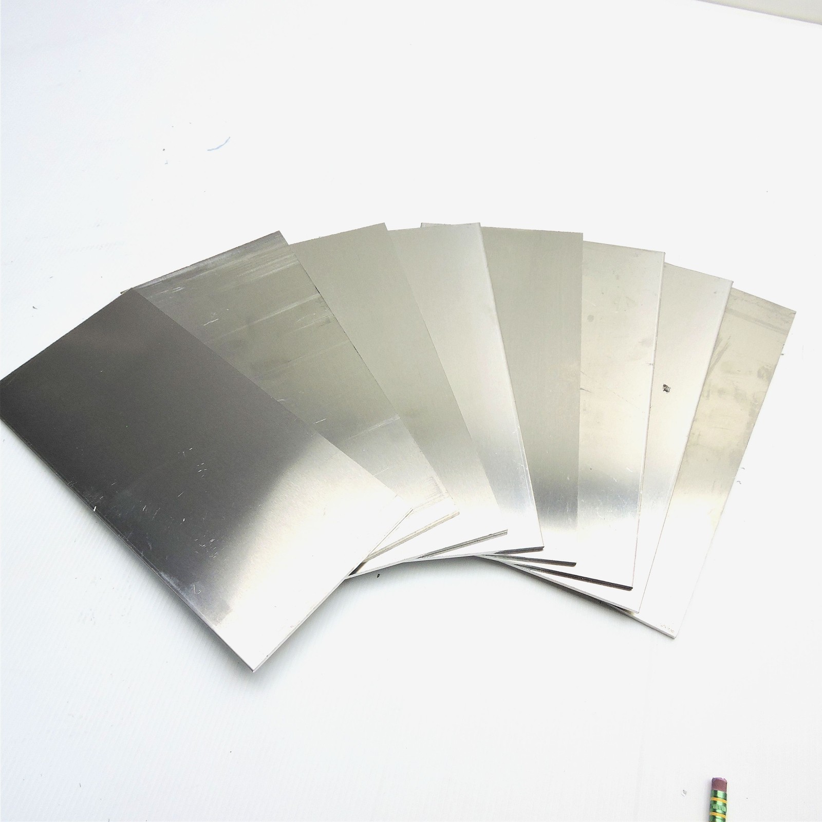 .1875″ thick Aluminum SHEET 4.875″ x 10.625″ Long Plate QTY 8 sku 206487