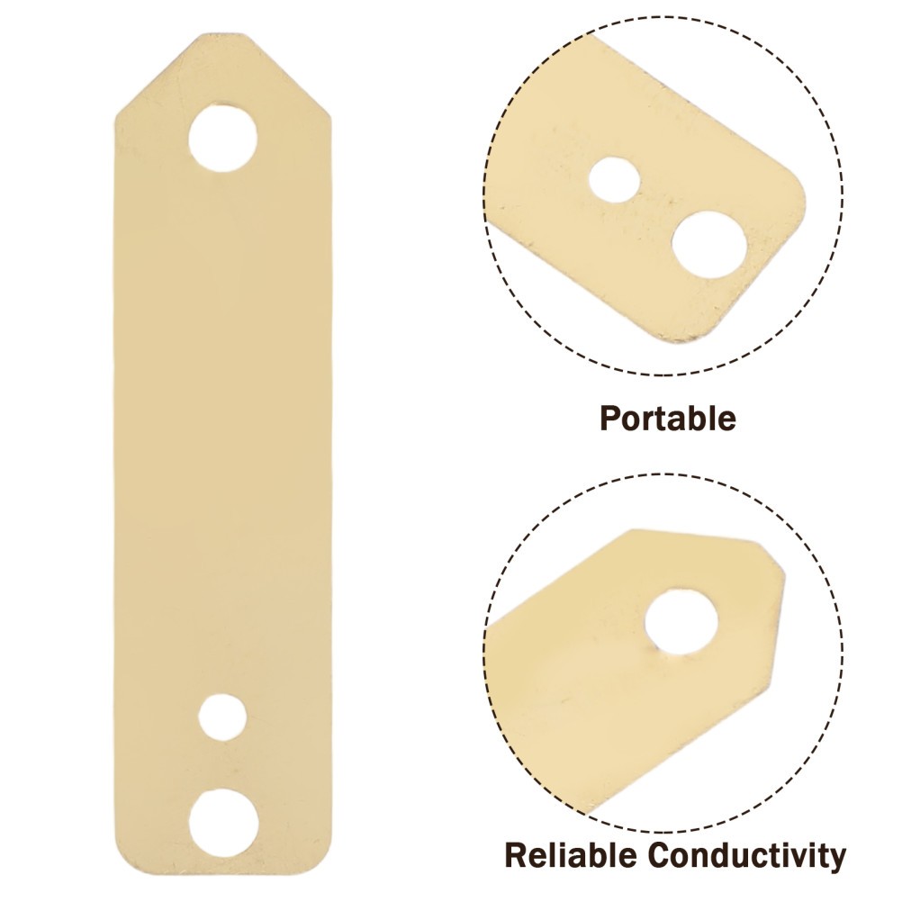 40 Pcs Fruit Battery Components Copper Plates Physics Project Kit