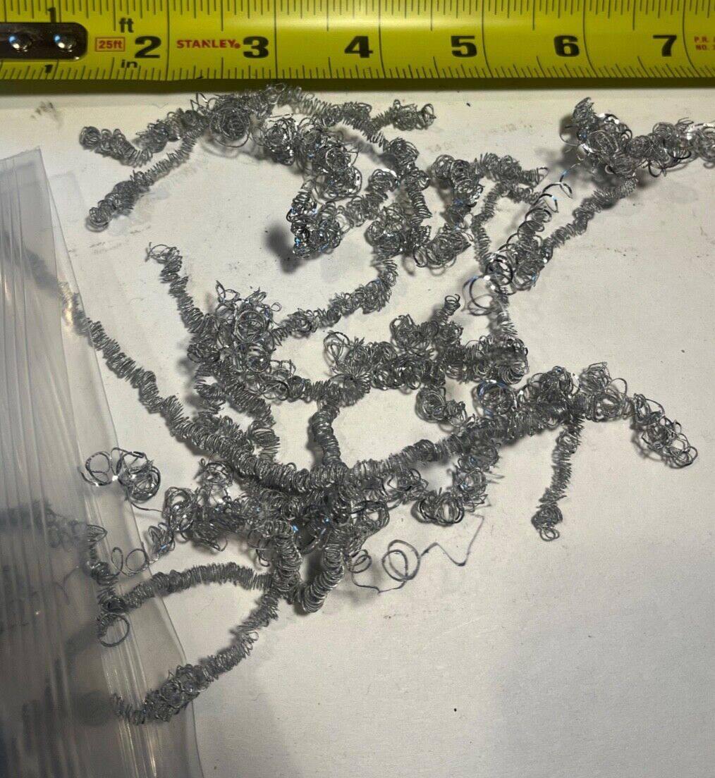 ALUMINUM Orgonite Orgone Spirals / fine Curly for resin craft , for clarity