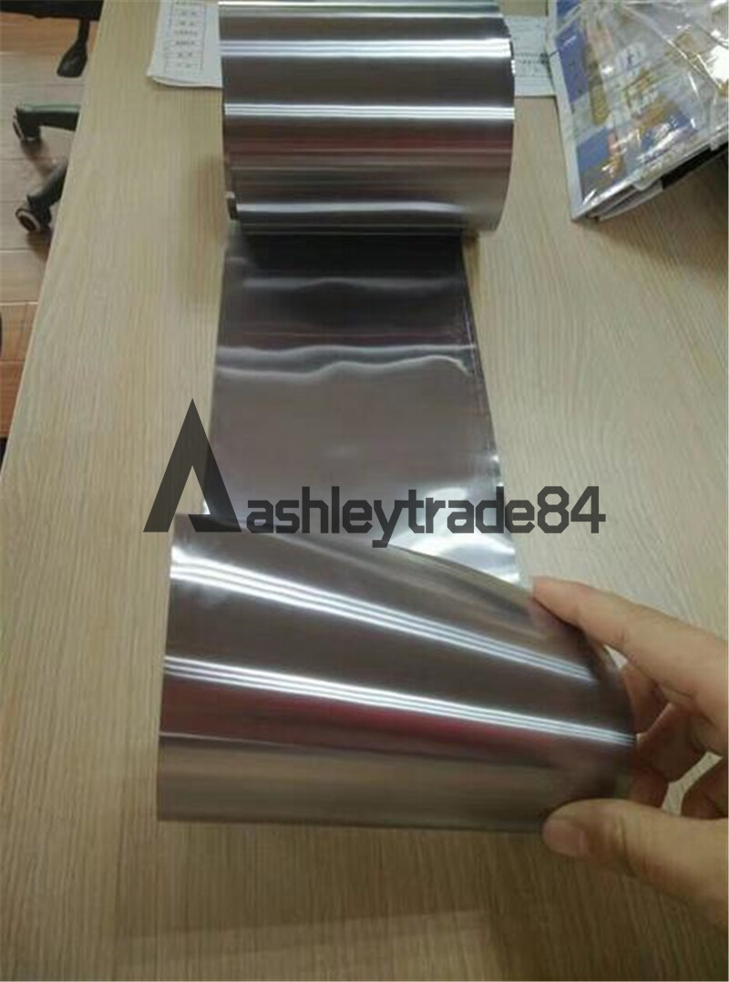 1PCS Ti Gr2 Grade 2 ASTM B265 Thin Plate Sheet Foil 0.1x100x300 mm NEW