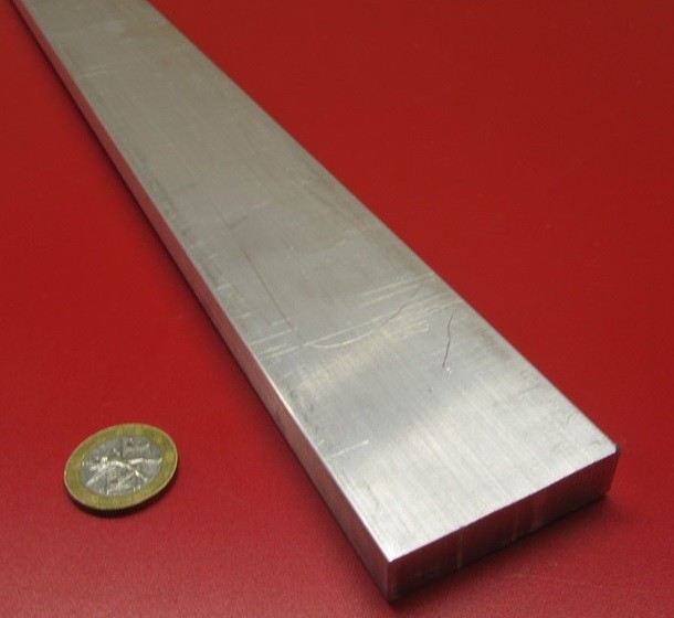 2024 T351 Aluminum Bar, 1/2″ (.500″) Thick x 2.0″ Wide x 36″ Length