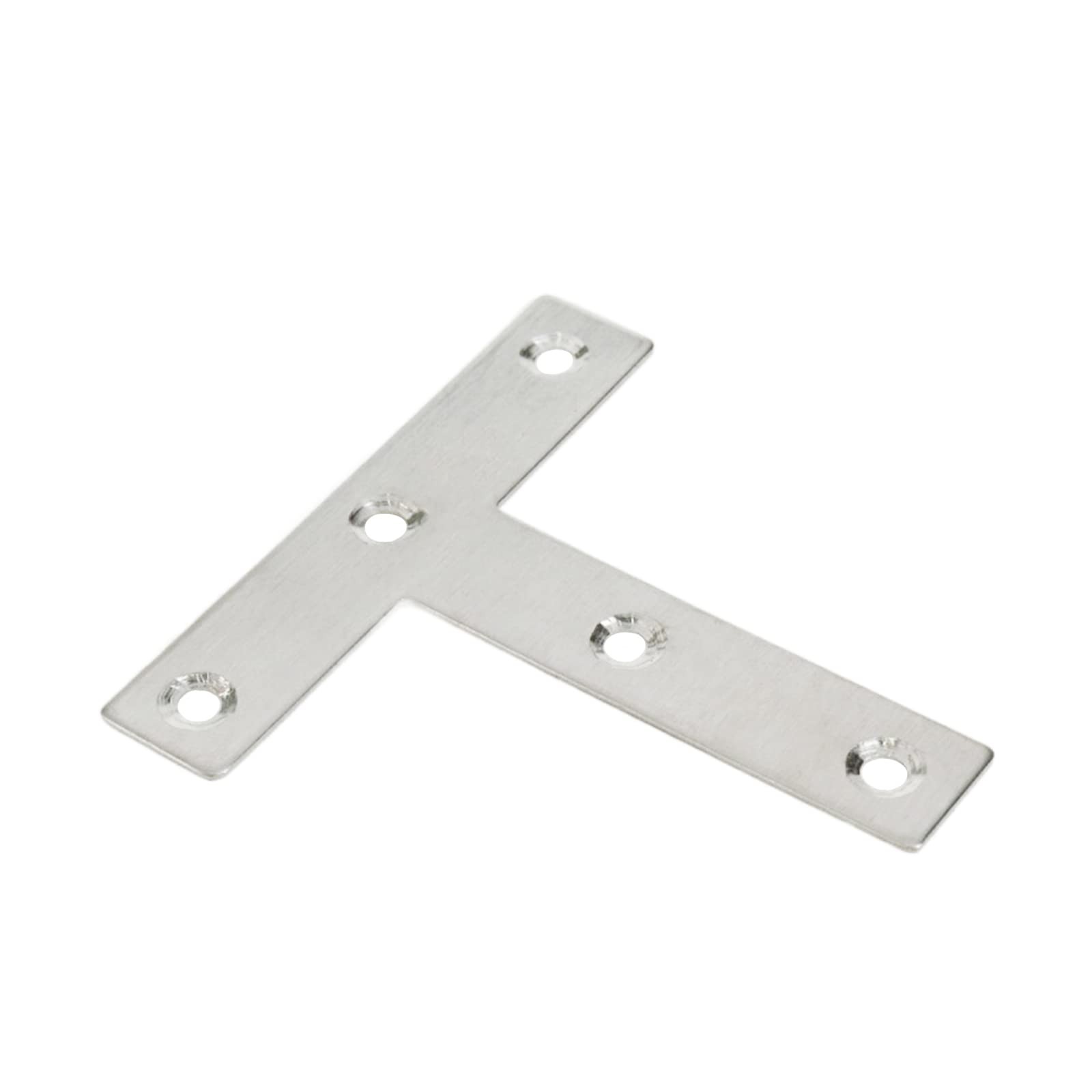 10 PCS T Brackets Mending Plate 3.14×3.14 In Stainless Steel Flat Repair