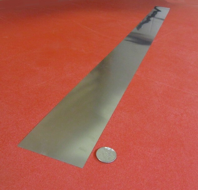 301 Stainless Steel Sheet Shim, .004″ (+/-.0003″) x 4.0″ x 5 Foot Length