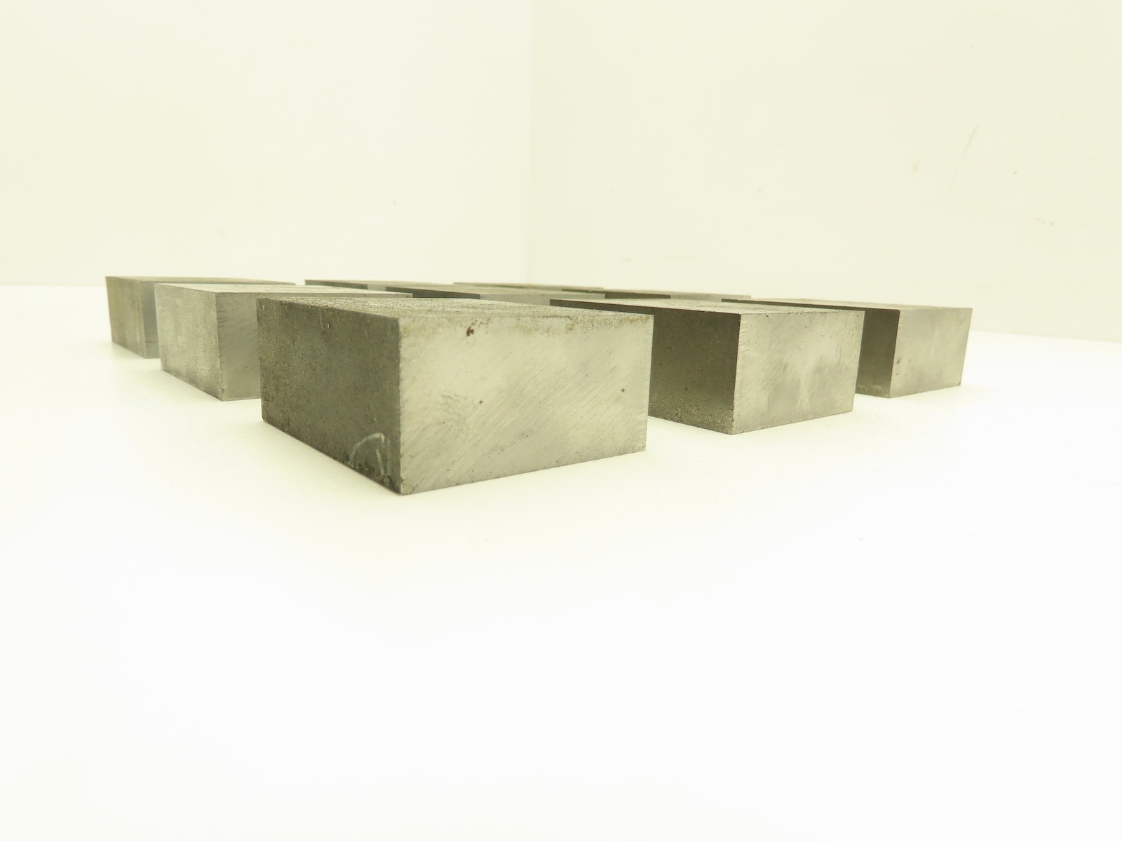 1018 Cold Rolled Steel Flat Bar Stock 1″thick x 2″W x 2-1/2″L Lot of 9 Blocks