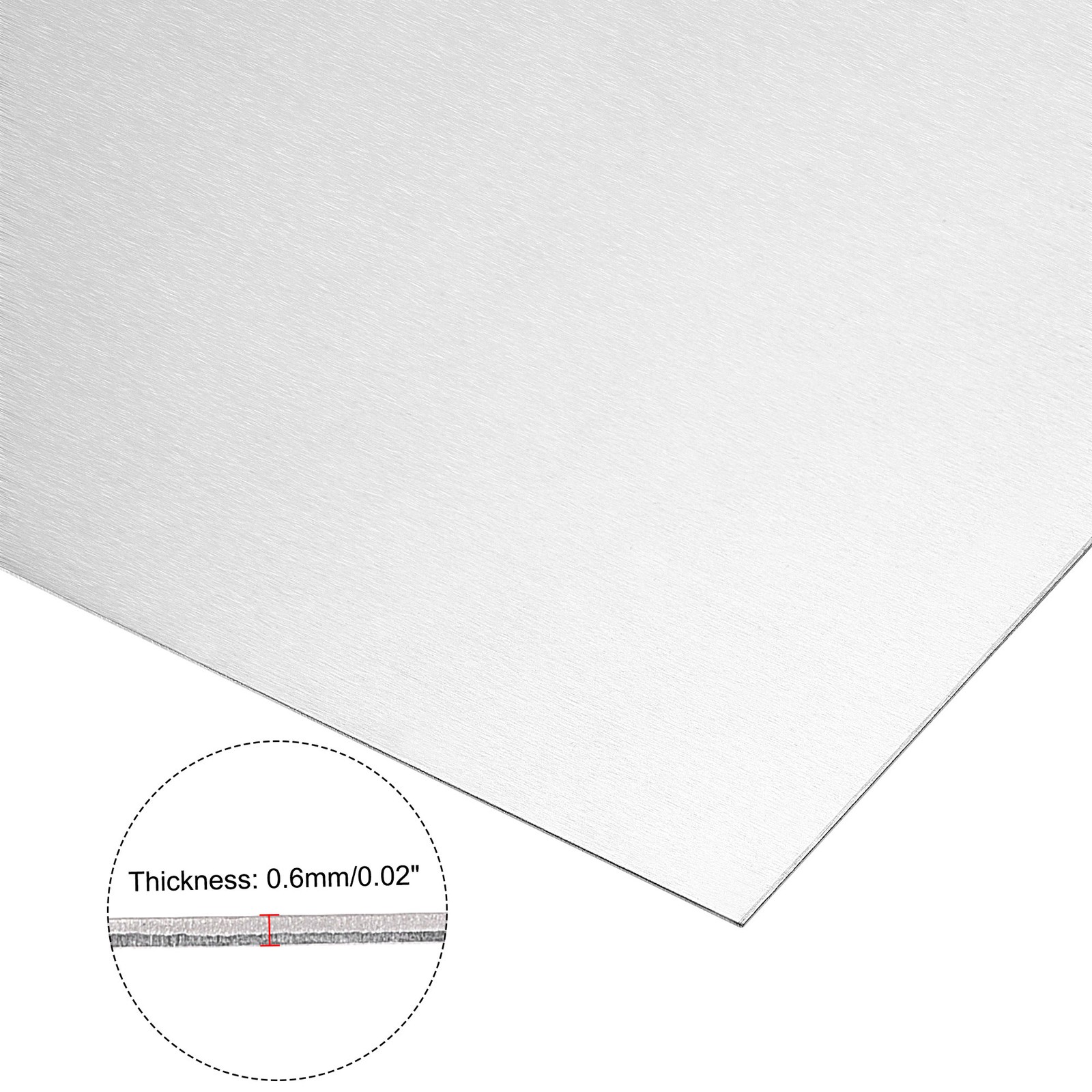 Aluminum Sheet 300mmx300mmx0.6mm Thickness 1060 Aluminum Plate