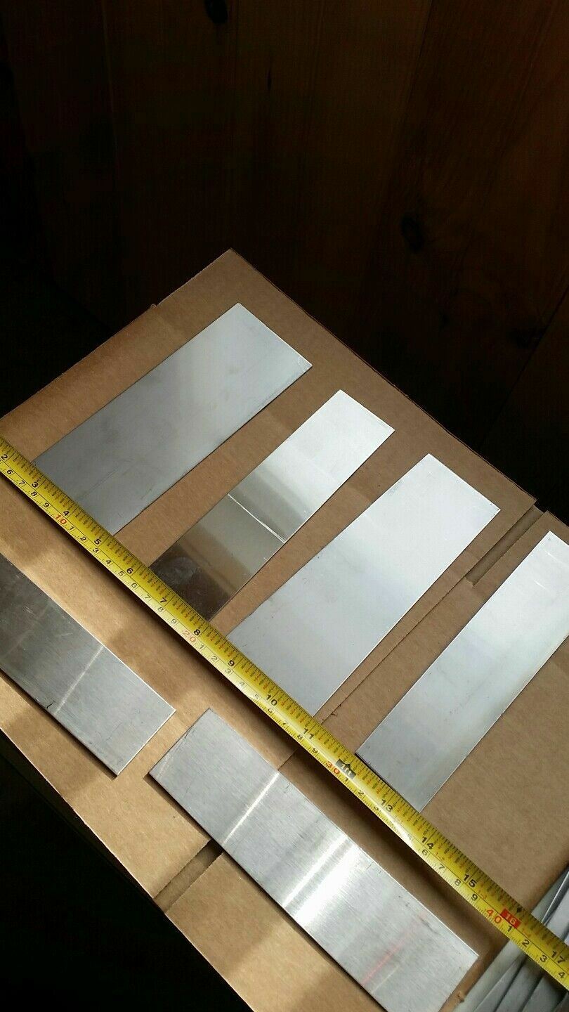 30 piece 304 316 Stainless steel 24 gage Plate various sizes and shapes 2″ x 6″