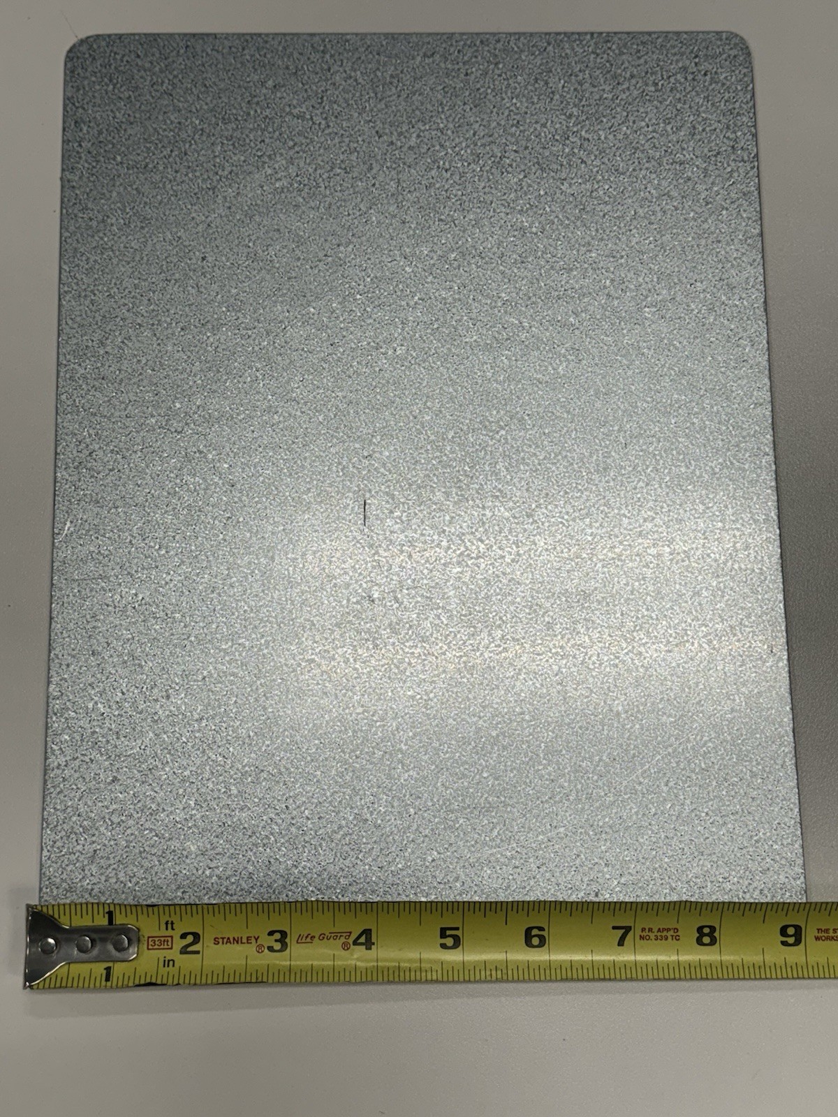 24ga Galvanized Sheet Metal Plate 9”x12” (Pack of 5)