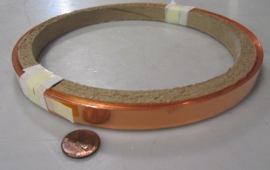 110 Copper Foil Soft Temper .003″ Thick x 1/2″ Wide x 100 Foot Length