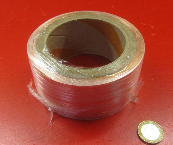 110 Copper Foil Soft Temper .003″ Thick x 2.0″ Wide x 100 Foot Length