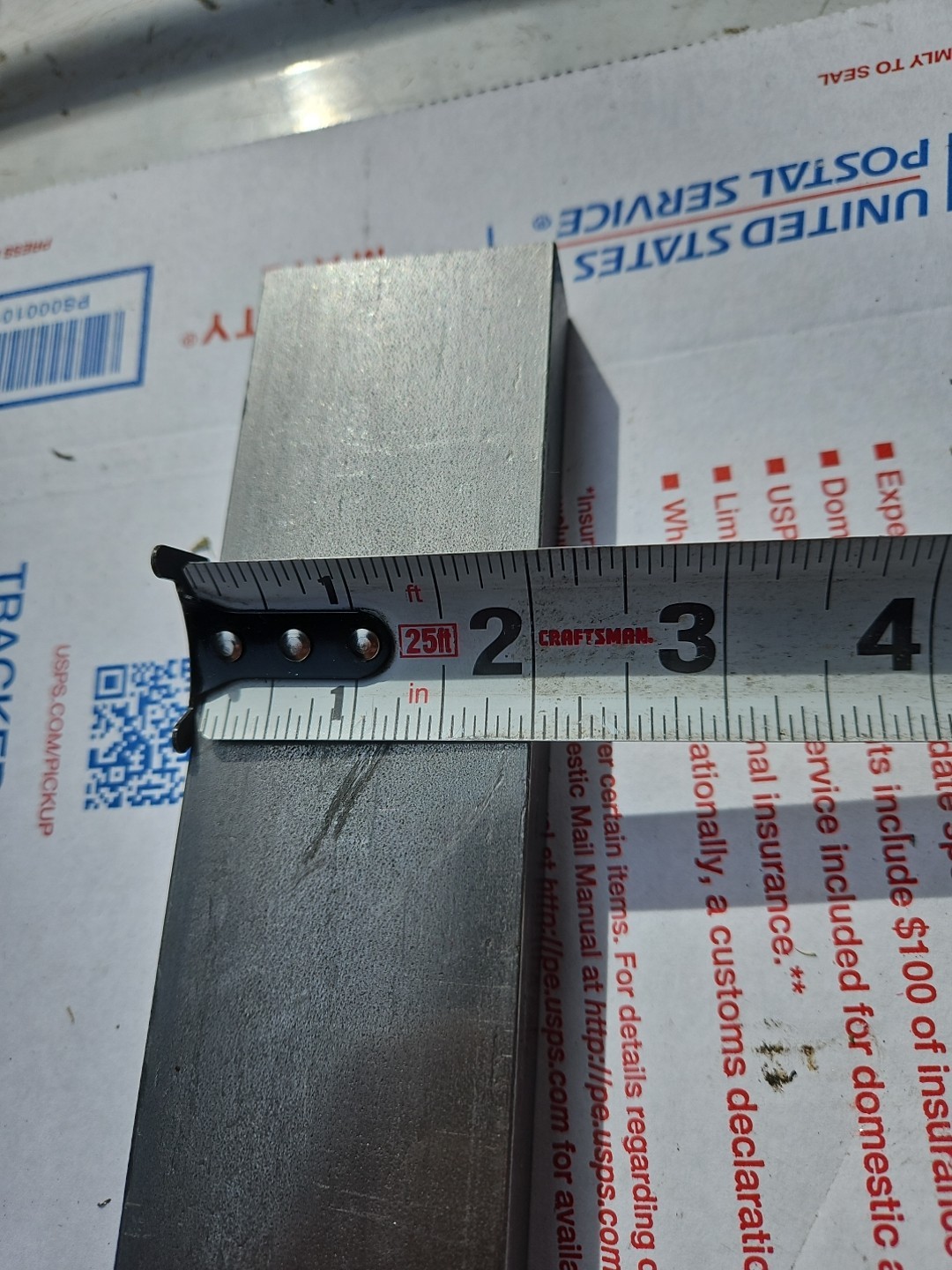 3/4″ x 2″ Steel Flat Bar x 17-5/8″ Long, 4140 Cold Drawn Annealed Steel USA