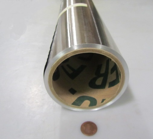 1100 Aluminum Foil (O) .010″ Thick x 6″ Wide x 50 Feet Long Roll
