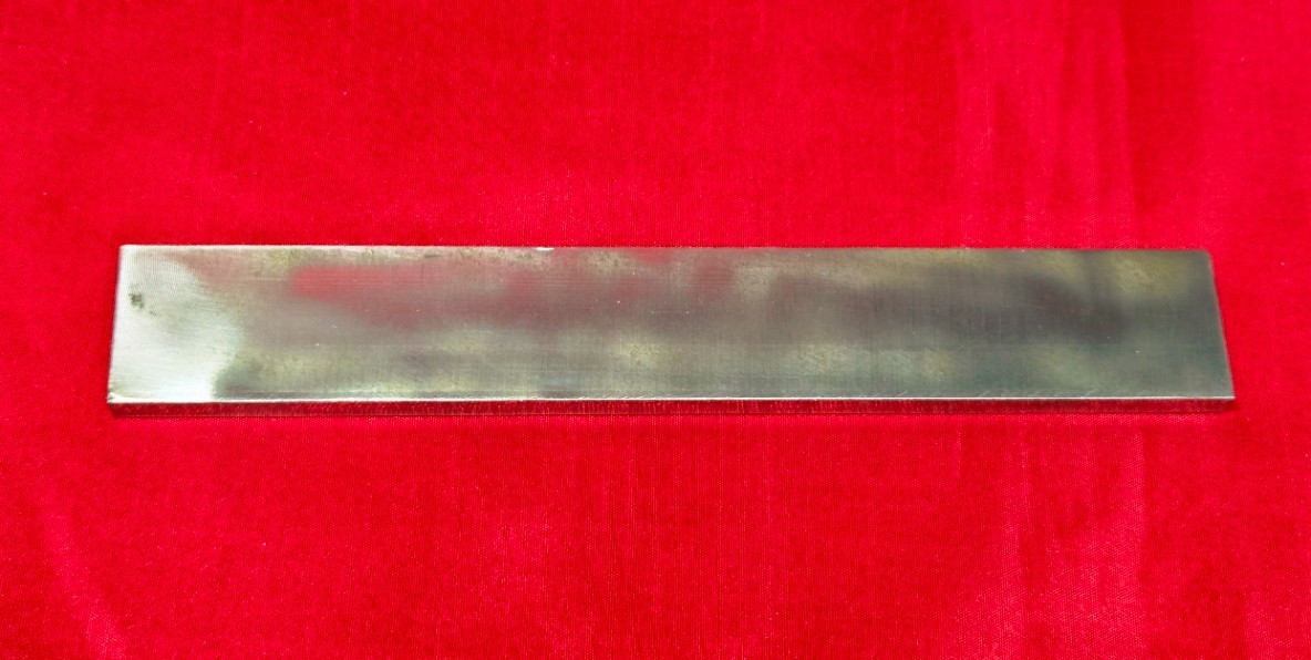D2 Tool Steel Block Billet 7.030″ L x 1.060″ W x 0.270″ Thick – 9.1 Oz.