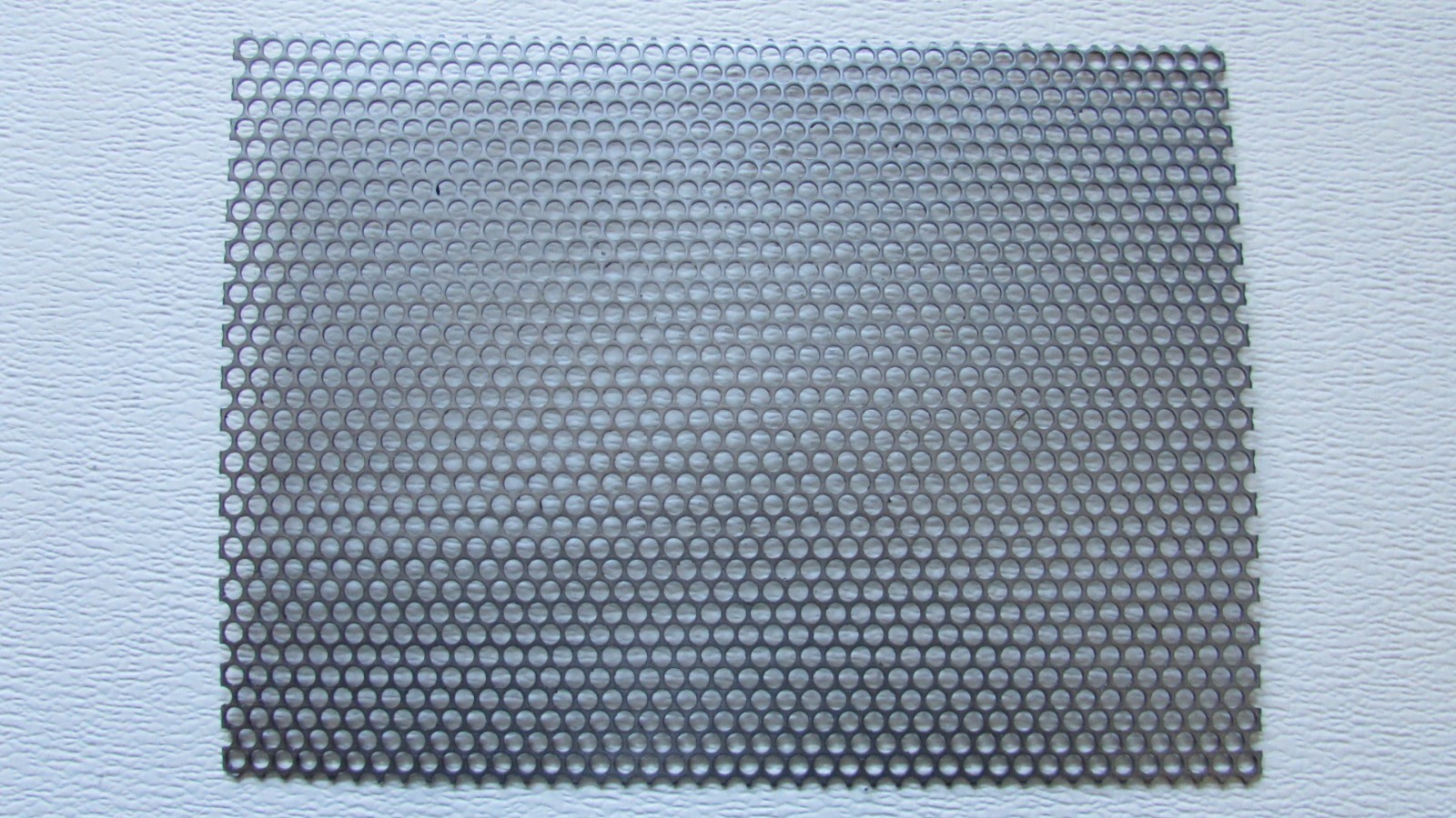 1/4″ HOLES 20 GAUGE 304 STAINLESS STEEL PERFORATED SHEET– 6″ X 6″