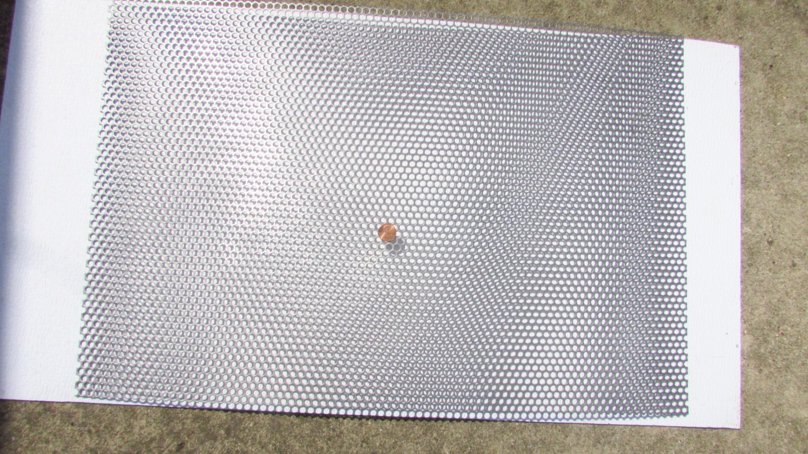 =1/4″ HOLES 18 GAUGE 304 STAINLESS STEEL PERFORATED SHEET– 14″ X 18″=