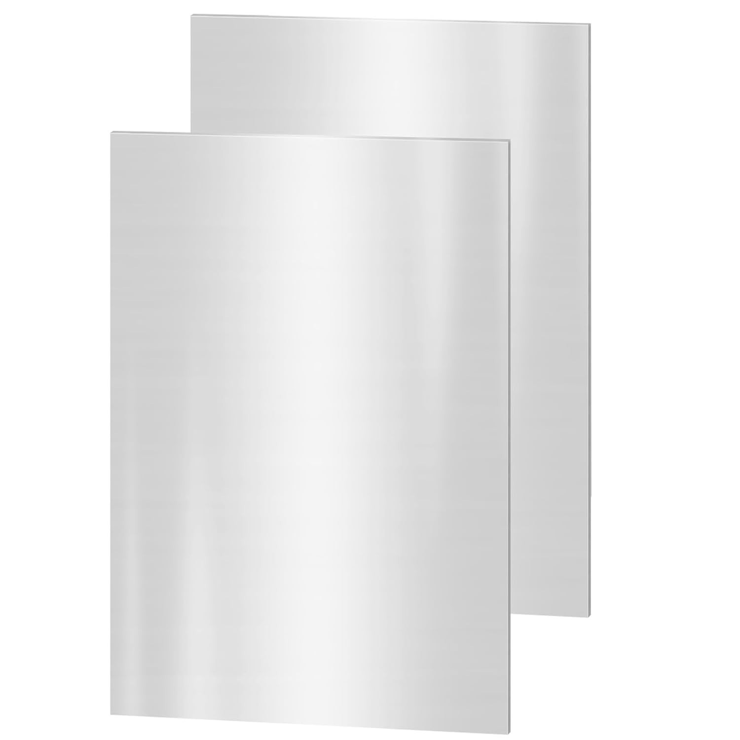 2PCS 304 Stainless Steel Sheets, 8″ X 4″ X 0.04″ Inch (19 Gauge) Stainless Steel