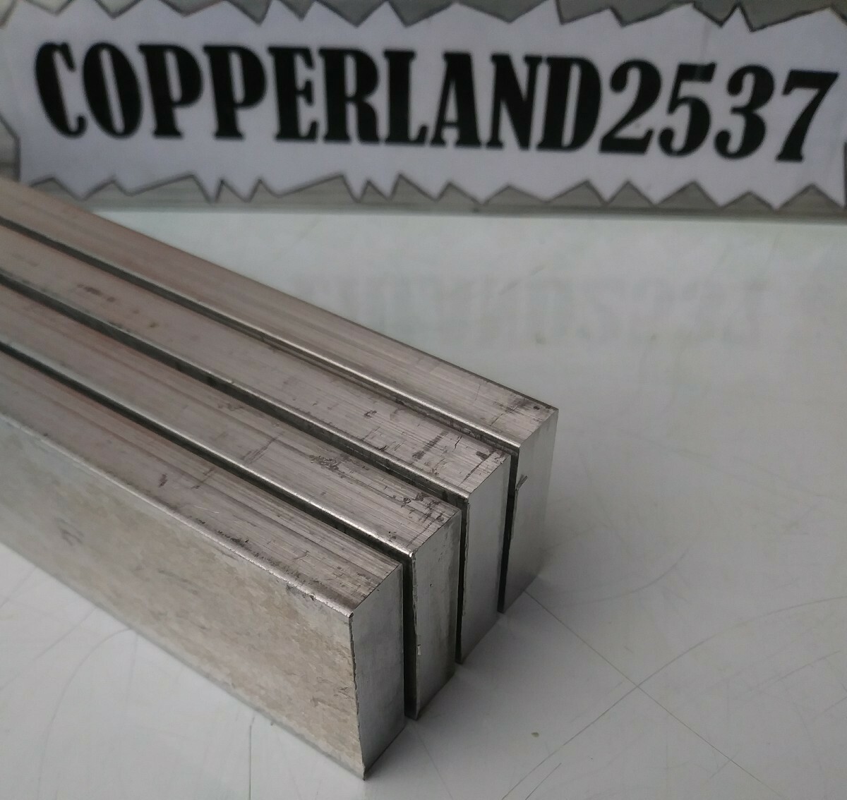 4 pc 1/4″ X 1/2″ X 12″ long new 6061 aluminum plate flat stock bar block
