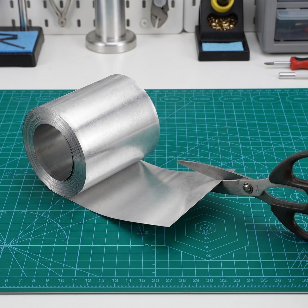 2 Rolls Pure Zinc Anode Sheet – Zinc Electrode Strip for Fruit Battery –