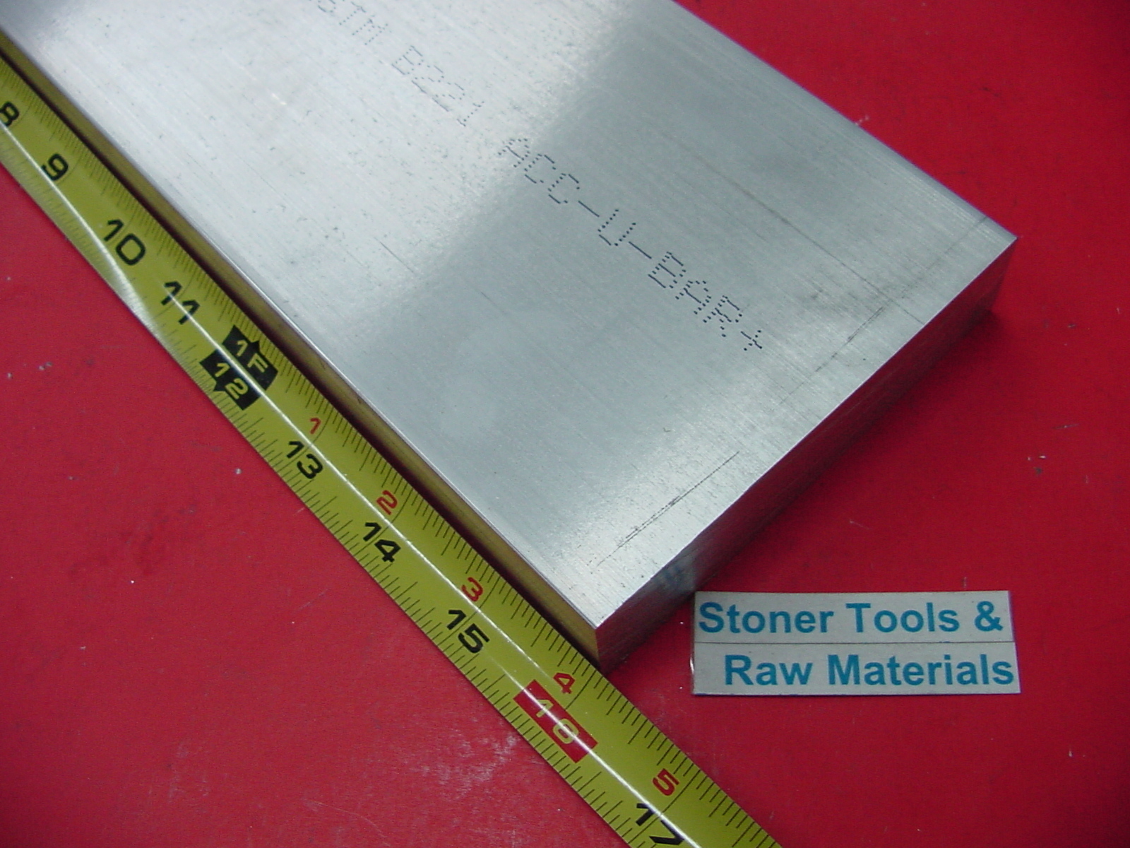 1-1/4″ X 4″ ALUMINUM 6061 FLAT BAR 16″ long Solid T6511 Extruded Mill Stock New