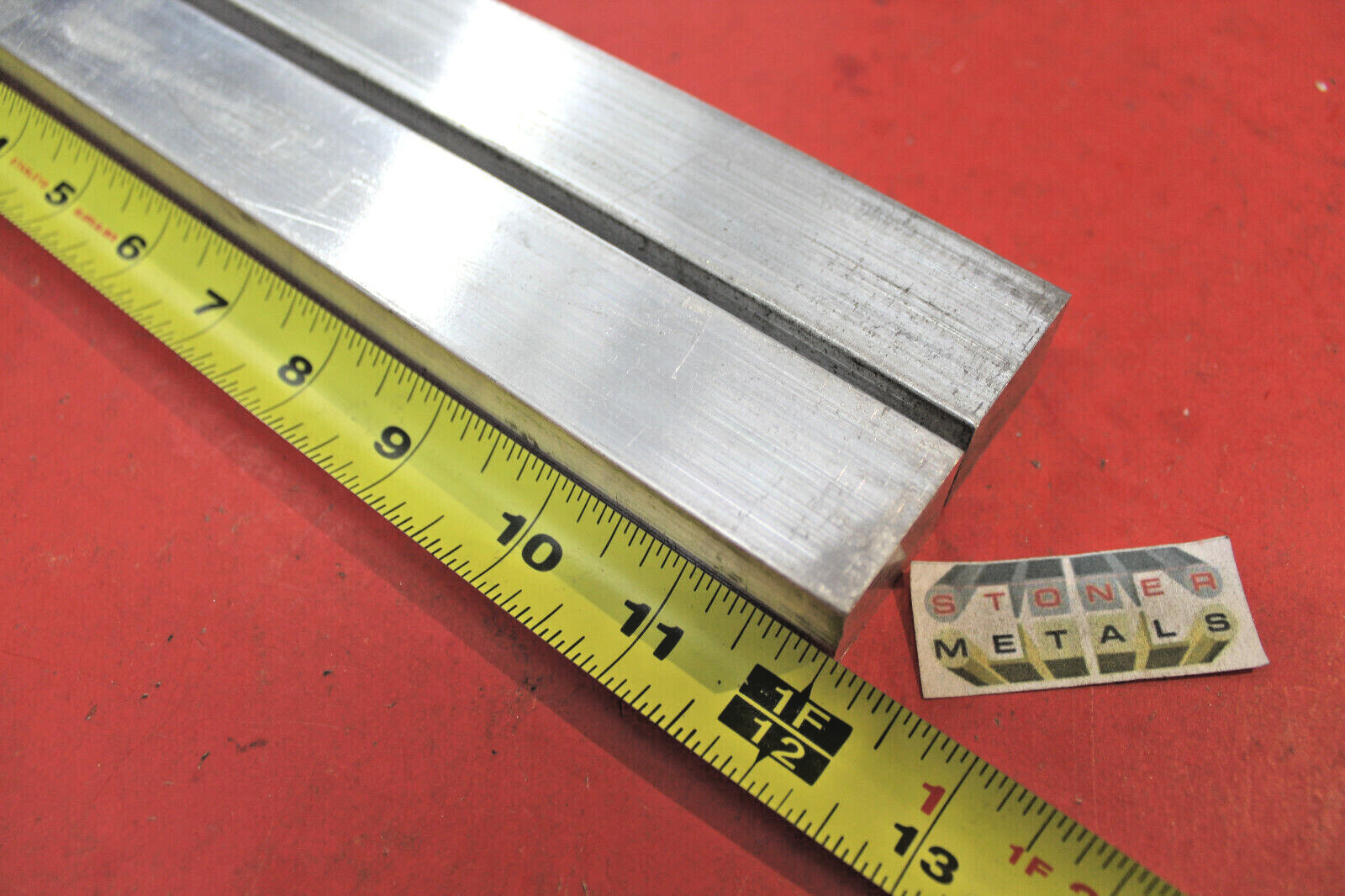 2 Pieces 1″ X 1-1/4″ 6061 ALUMINUM FLAT BAR 12″ long T6511 NEW SOLID MILL STOCK