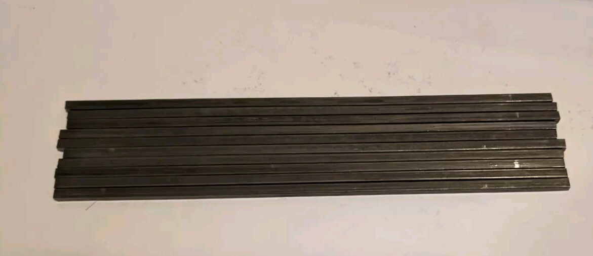 10PC Precision Brand Products 54250 Stainless Steel Key Stock 12′ x 1/4″